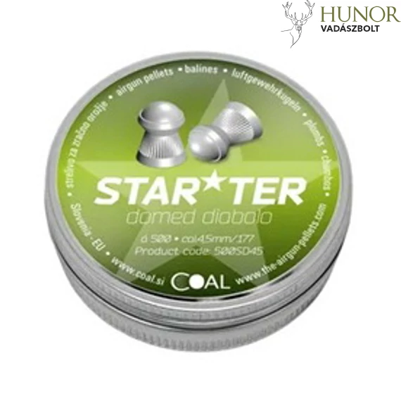 COAL 4,5MM Lencse Starter Domed Diabolo 500DB