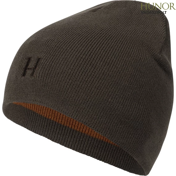 HARKILA Férfi Sapka Beanie Shadow Brown/Rustique Clay One Size