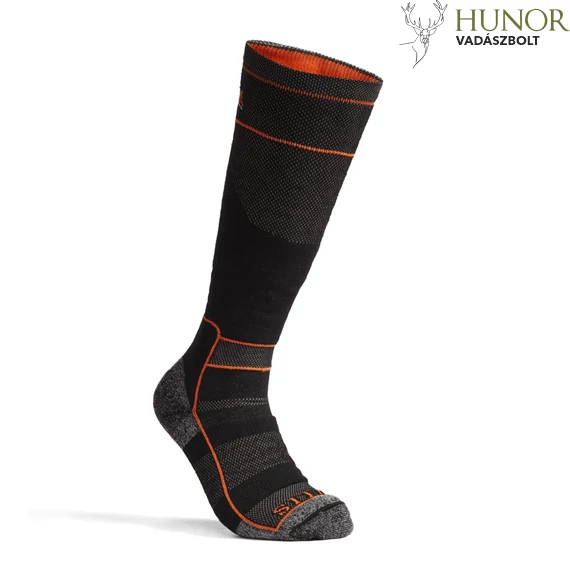 SITKA Férfi Zokni Heavy Weight OTC Sock Black