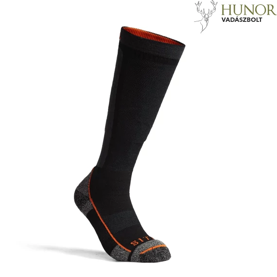 SITKA Férfi Zokni Mid Weight OTC Sock Black