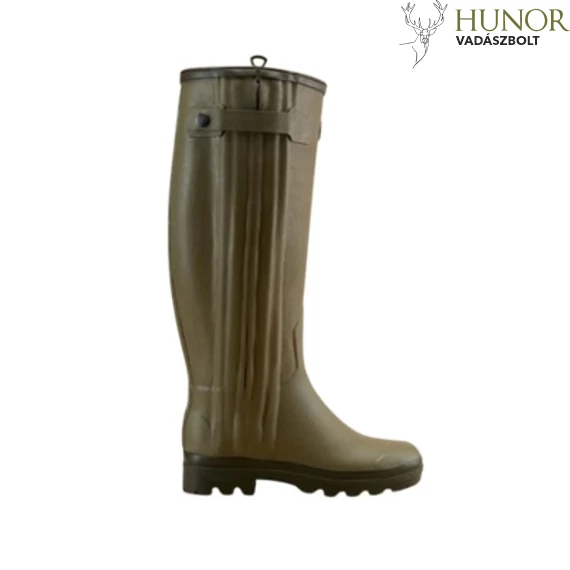 LE CHAMEAU Női Gumicsizma Chasseru Cipzáros Bőrös