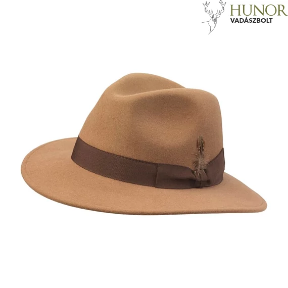 LAKSEN Férfi Kalap Heritage Fedora Cashmere Camel