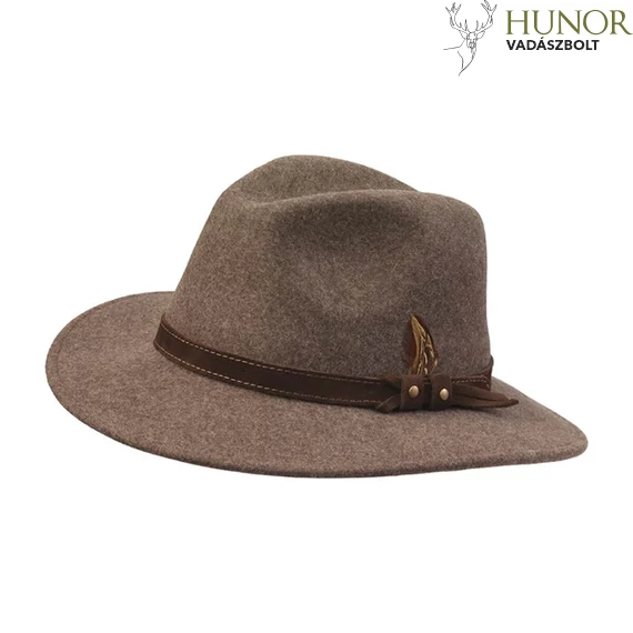 LAKSEN Férfi Kalap Country Fedora Brown