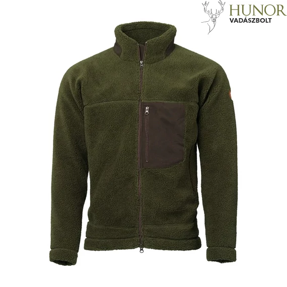 LAKSEN Férfi Kabát Teddy Fleece Jacket Olive