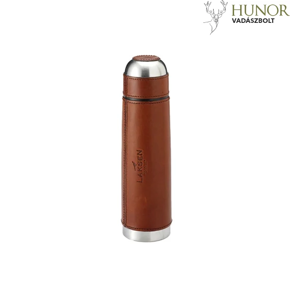 LAKSEN Termosz 0,5L Chocolate Bőr Tokban