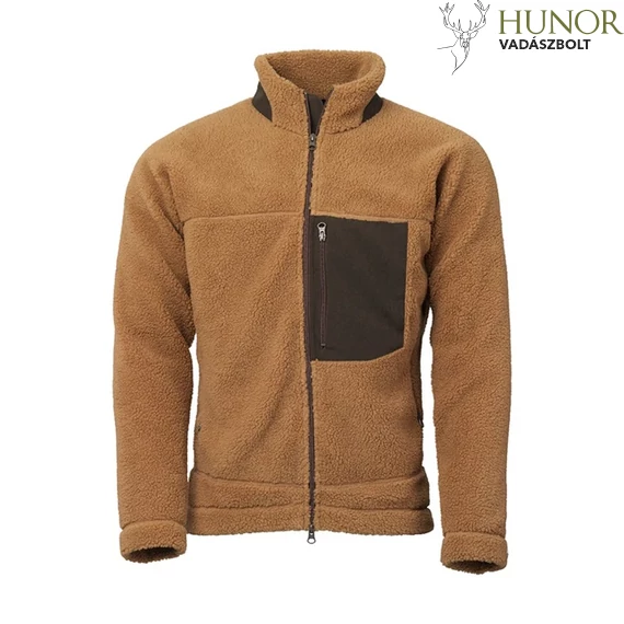 LAKSEN Férfi Kabát Teddy Fleece Jacket Toffee