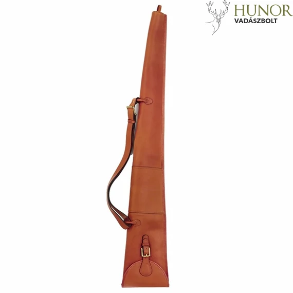 LAKSEN Fegyvertok 125CM Leather Shotgun Slip Chocolate
