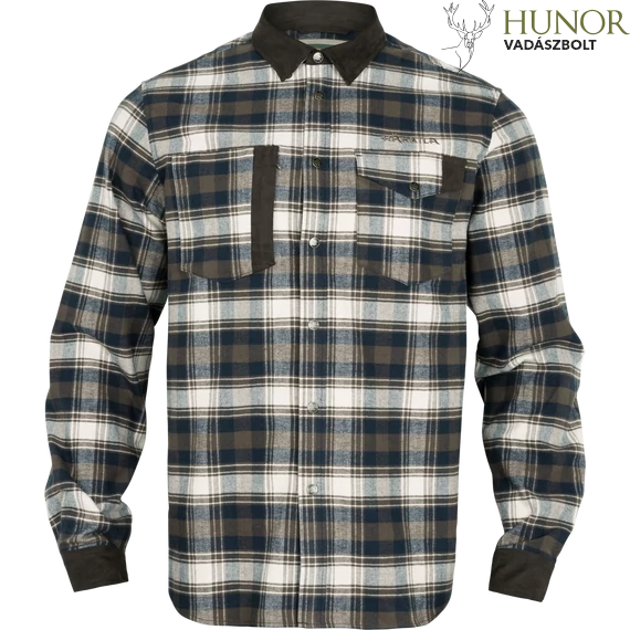 HARKILA Férfi Ing Aivak Shirt L/S Turkish Coffee