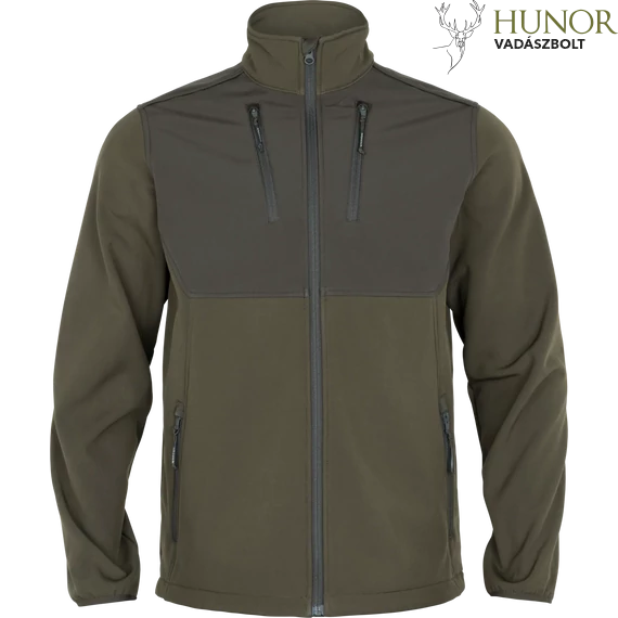 HARKILA Férfi Dzseki Scandinavian Softshell Jacket Willow Green/Shadow Brown