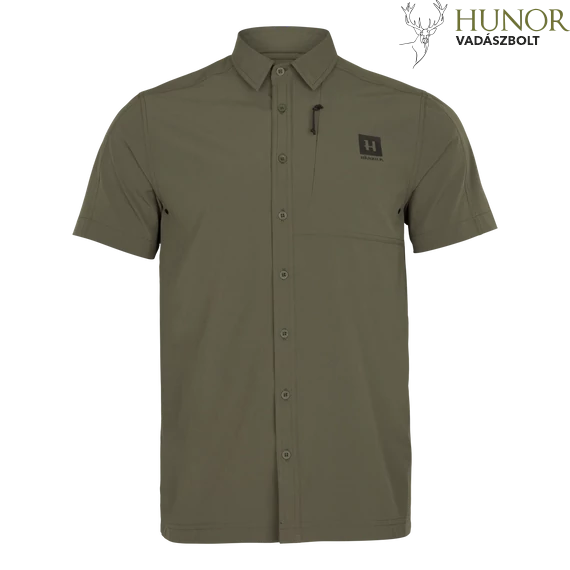 HARKILA Férfi Ing Trek Shirt S/S Grape Leaf 