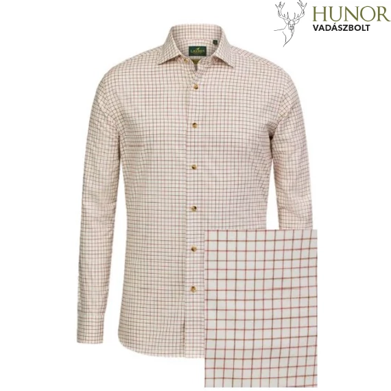LAKSEN Férfi Ing Olaf Cotton Wool Shirt