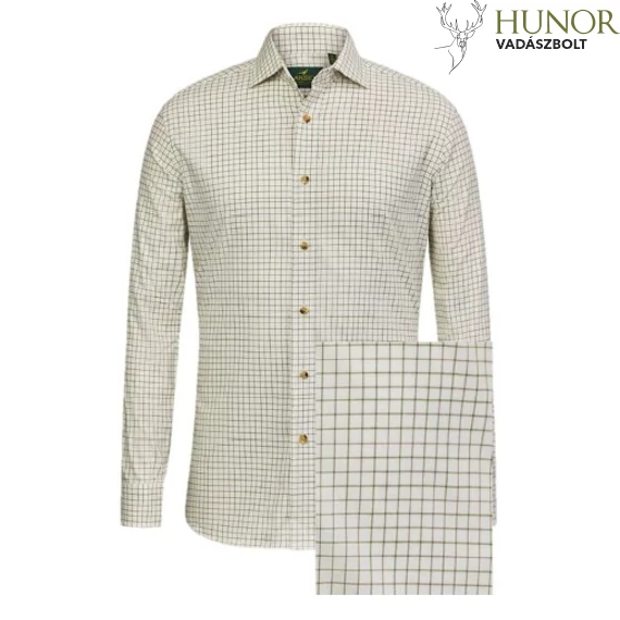 LAKSEN Férfi Nikolaj Cotton Wool Shirt