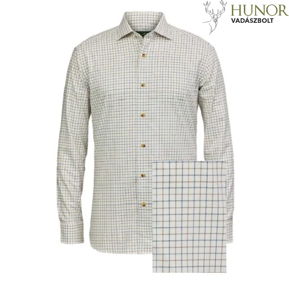 LAKSEN Férfi Ing Kristian Cotton Wool Shirt
