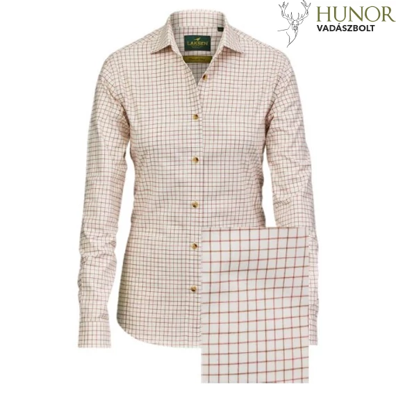 LAKSEN Női Ing Freja Cotton Wool Shirt