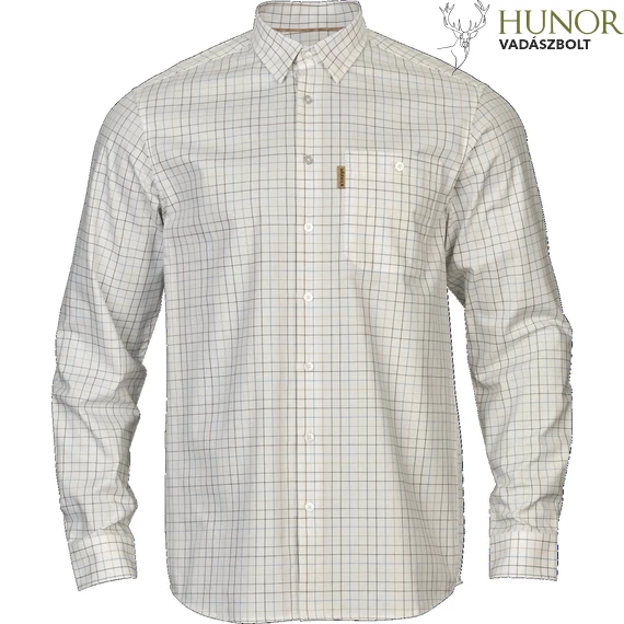 HARKILA Férfi Ing Portfield Shirt L/S Naval Blue