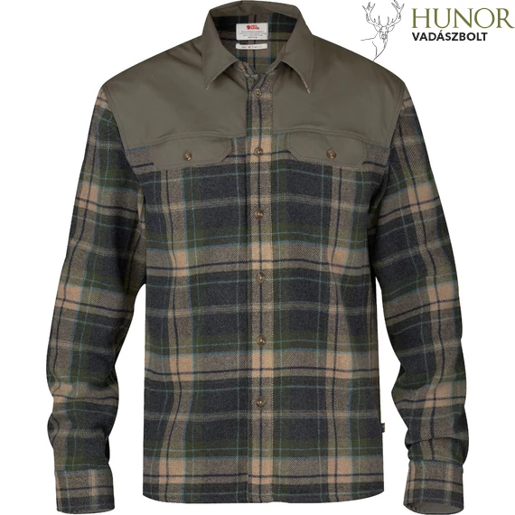 FJALLRAVEN Férfi Ing Granit Shirt Tarmac