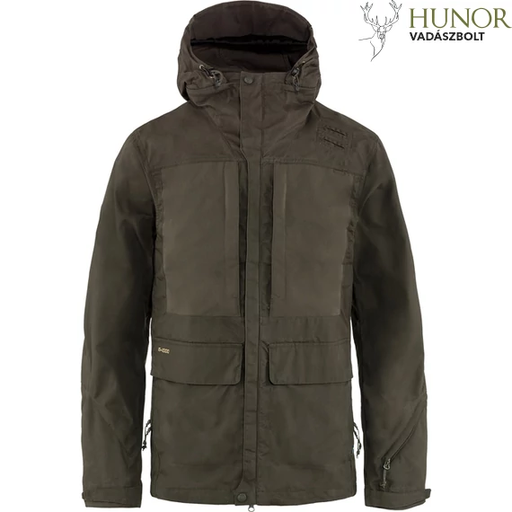 FJALLRAVEN Férfi Kabát Lappland Hybrid Jacket Dark Olive