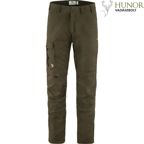 FJALLRAVEN Férfi Nadrág Karl Pro Zip-Off Dark Olive