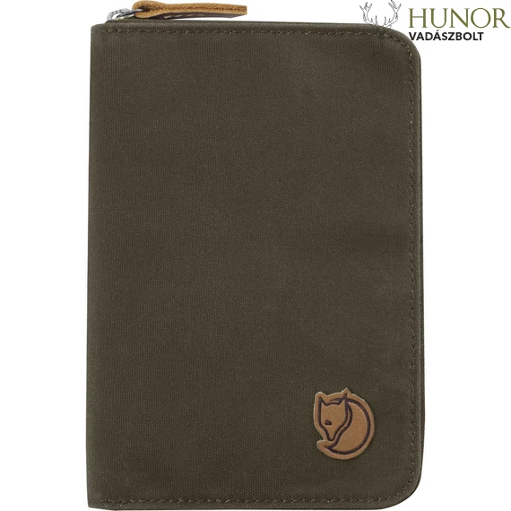 FJALLRAVEN Igazolványtartó Passport Wallet Dark Olive