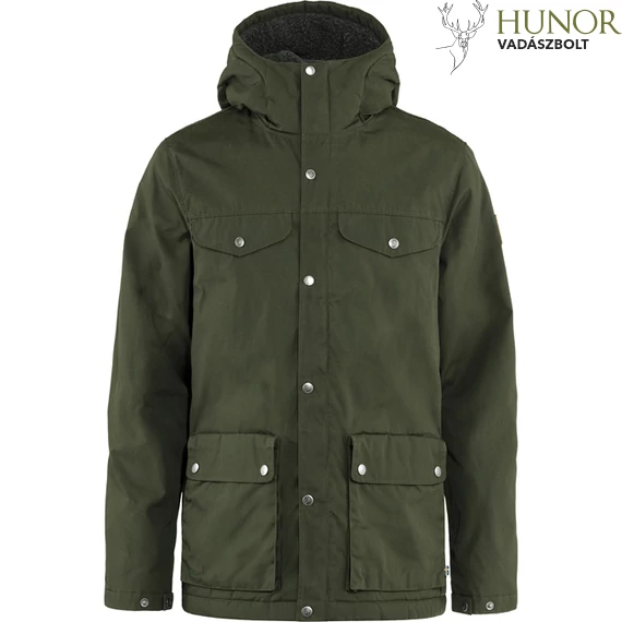 FJALLRAVEN Férfi Kabát Greenland Winter Deep Forest
