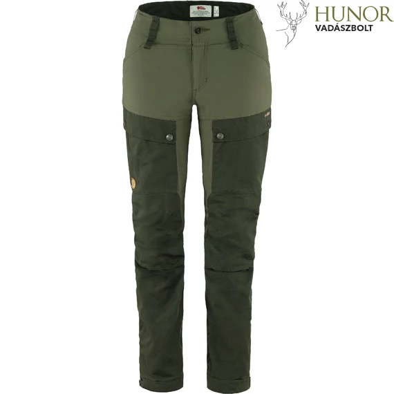 FJALLRAVEN Női Nadrág Keb Trousers Curved Reg D.Forest-Lauren GR