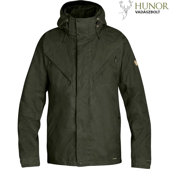 FJALLRAVEN Férfi Kabát Drev Jacket Dark Olive