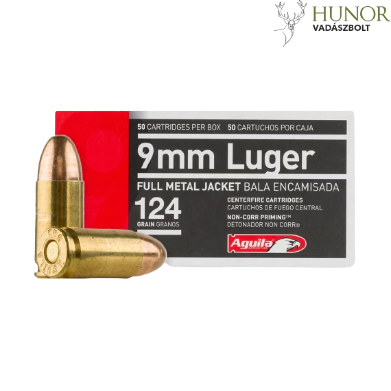 AGUILA 9mm 9x19 FMJ 124gr/8g