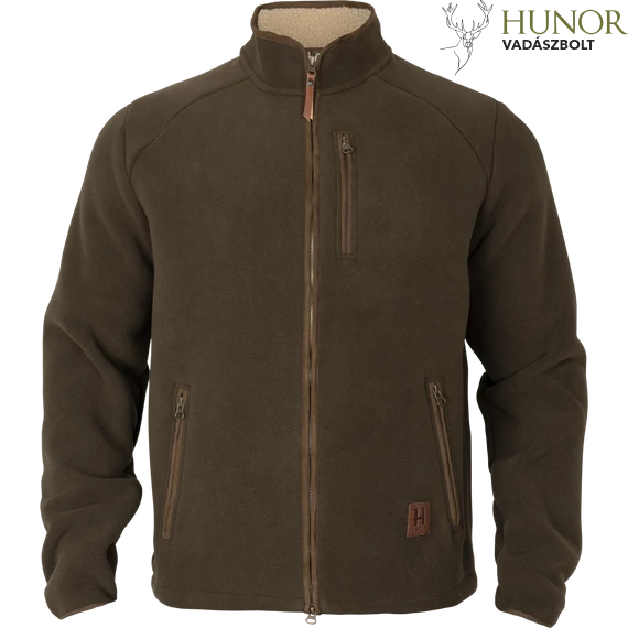 HARKILA Férfi Kabát Sandhem Sherpa Fleece Jacket Willow Green