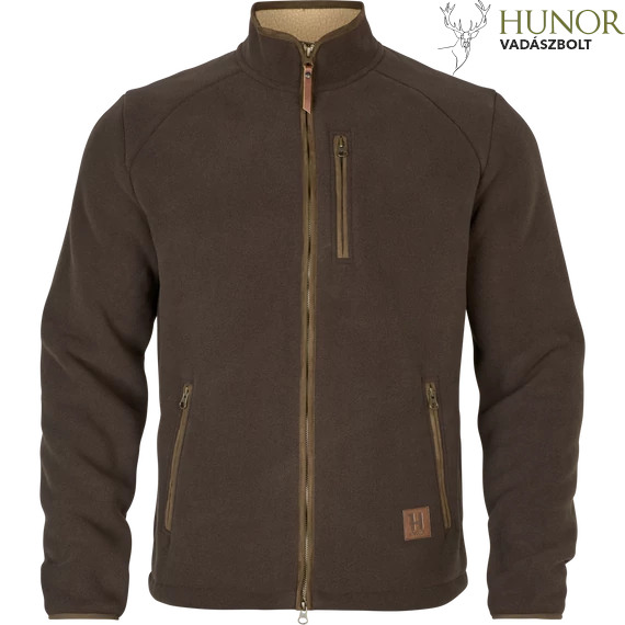 HARKILA Férfi Kabát Sandhem Sherpa Fleece Jacket Demitasse Brown