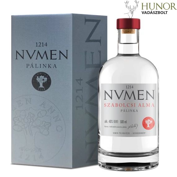 NVMEN Szabolcsi almapálinka 40% 0,5L Díszdobozban DRS