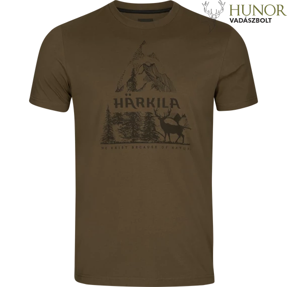Harkila Férfi Póló T-Shirt Nature Willow Green