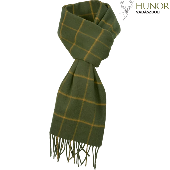 Harkila Férfi Sál Retrieve Wool Scarf Green Check One Size