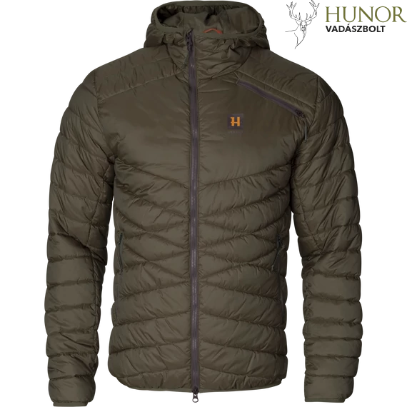 Harkila Férfi Kabát Logmar Insulated Packable Hooded Jacket Willow Green