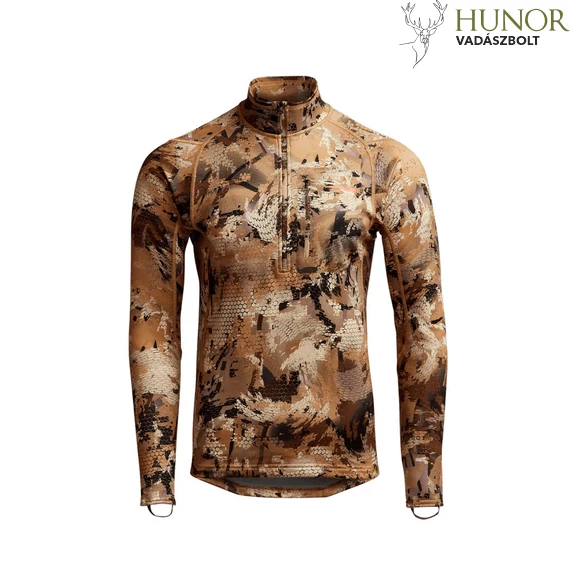 Sitka Férfi Pulóver Core Mid WT Zip-T Optifade Waterfowl