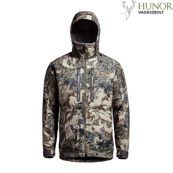 SITKA Férfi Dzseki Blizzard Aerolite Parka Optifade Open Country