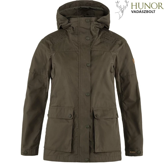 FJALLRAVEN Női Kabát Forest Hybrid Jacket Dark Olive