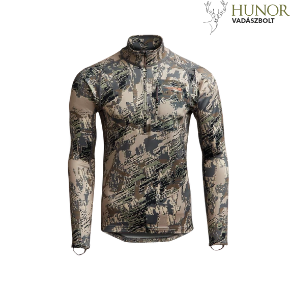 SITKA Férfi Aláöltözet Core Midweight Zip-T Open Country