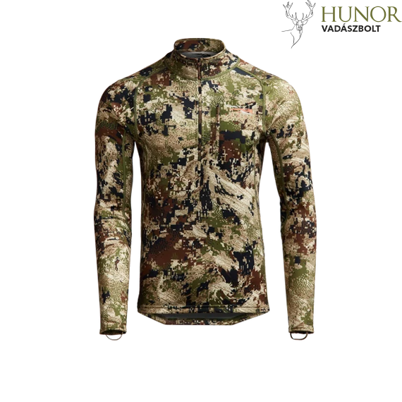 SITKA Férfi Aláöltözet Core Midweight Zip-T Optifade Subalpine