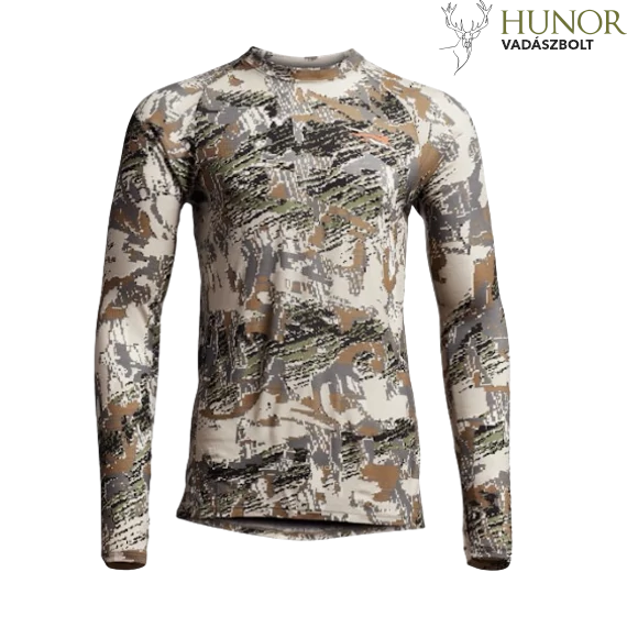 SITKA Férfi Felső Merino 120 LS Crew Open Country