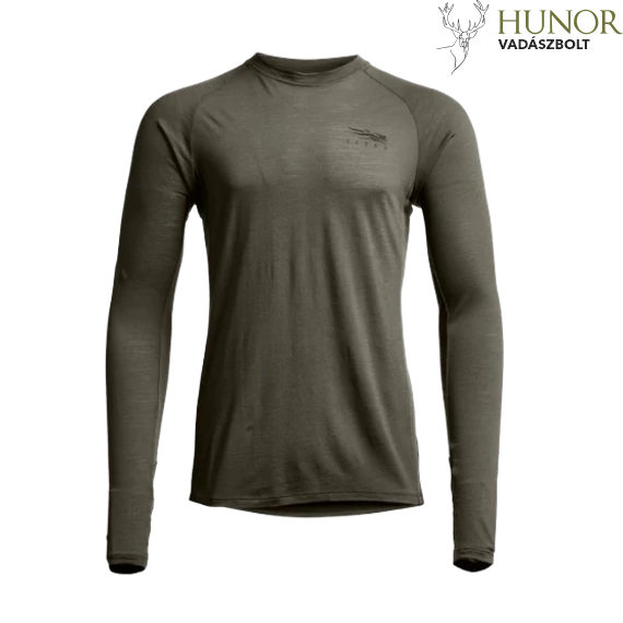 SITKA Férfi Felső Merino 120 LS Crew Pyrite