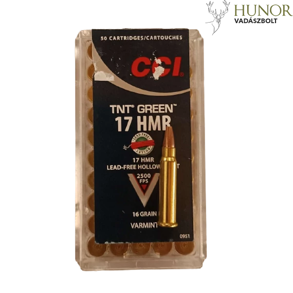 CCI 17 HMR TNT Green 16gr