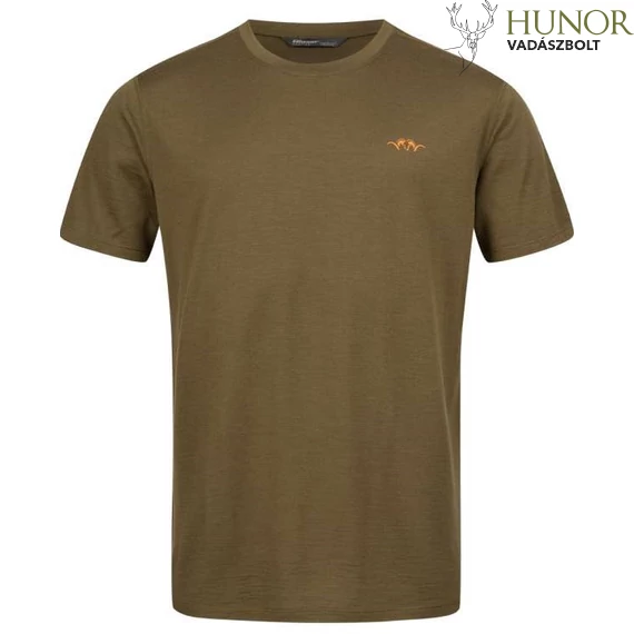 BLASER Férfi Póló Merino Base 160 T Dark Olive