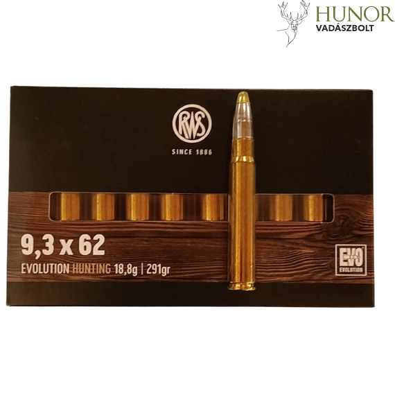 RWS 9,3x62 Evolution Power Bonded Hunting 18,8g/291gr