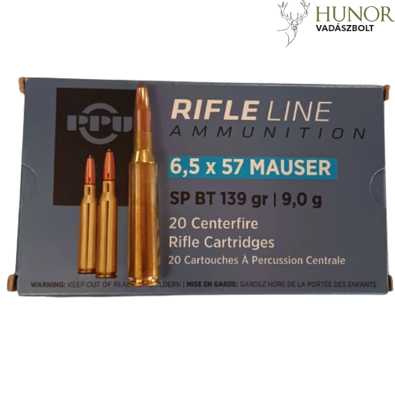 PPU 6,5x57 Mauser SP BT 9g/139gr