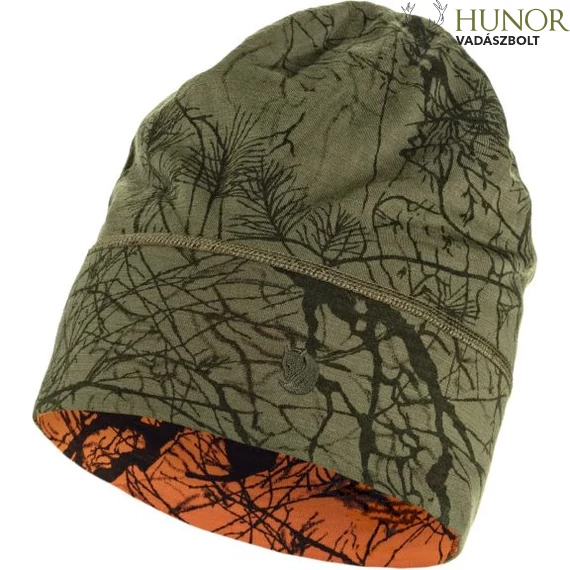 FJALLRAVEN Férfi Sapka Lappland Beanie Green Camo/Orange