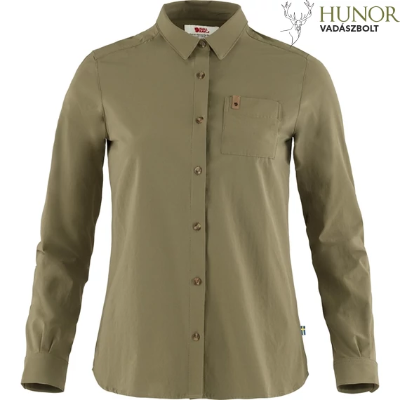 FJALLRAVEN Női Ing Övik Lite LS Green