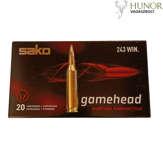 SAKO 243 Win. GAMEHEAD Soft Point 6,5g/100gr