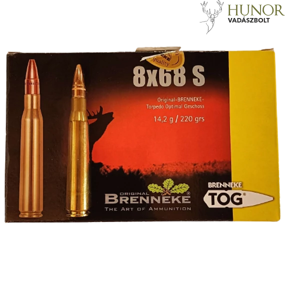 BRENNEKE 8x68S TOG Torpedo Optimal 14,2g/220gr