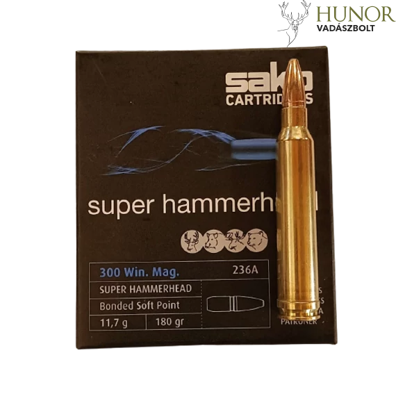SAKO 300 Win. Mag. Super Hammerhead Bonded SoftPoint 11,7g/180gr