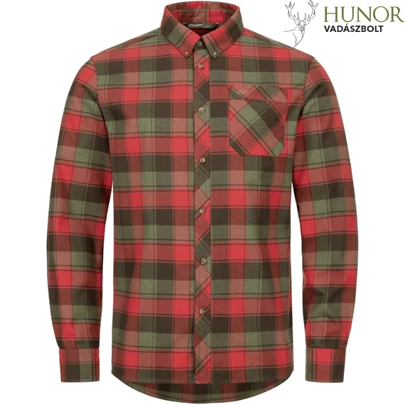 BLASER Férfi Ing HD Theodor Red/Dark Green